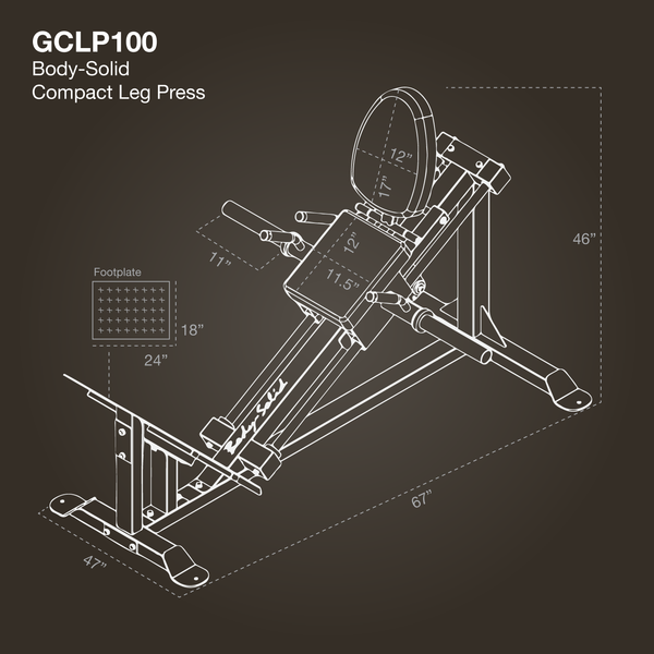 Body-Solid Compact Leg Press