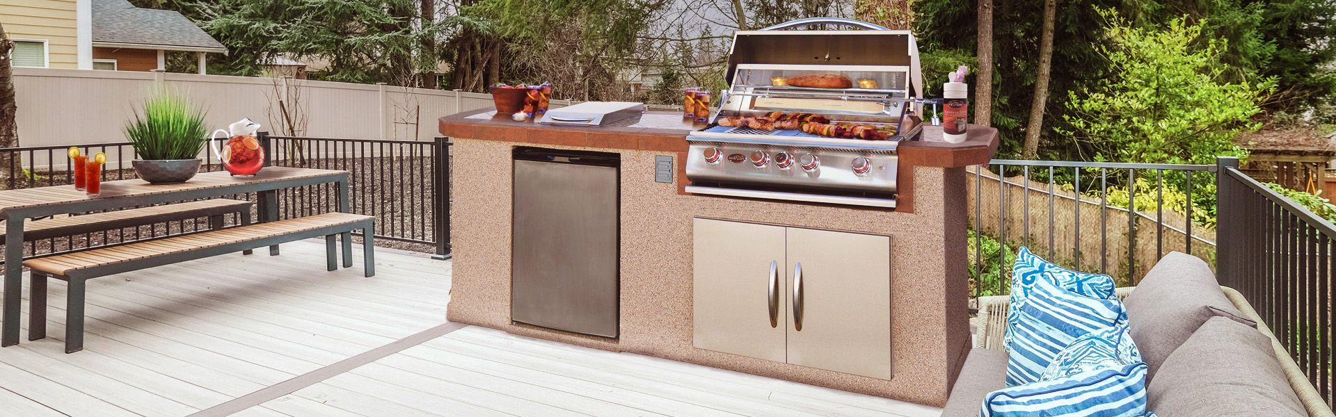 Cal Flame Built-in Convection Series Propane Grill