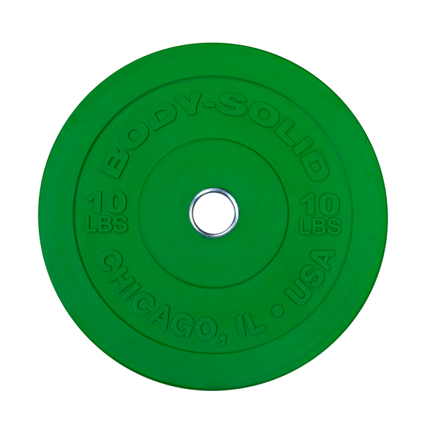 Body-Solid Chicago Extreme Colored Bumper Plates OBPXC