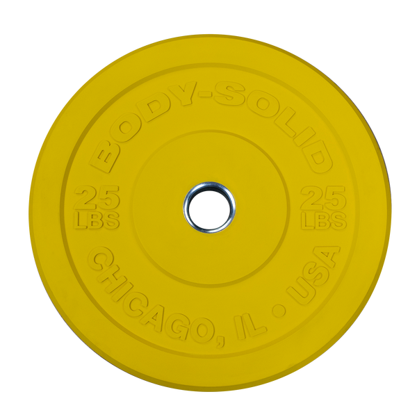 Body-Solid Chicago Extreme Colored Bumper Plates OBPXC