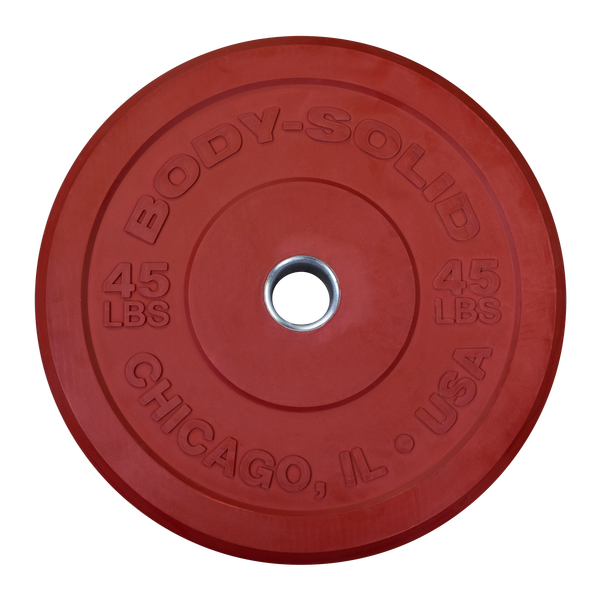 Body-Solid Chicago Extreme Colored Bumper Plates OBPXC