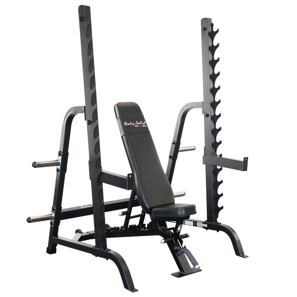 Body-Solid Pro Clubline SDIB370 Bench Rack Combo
