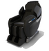 Black massage chair on a white background