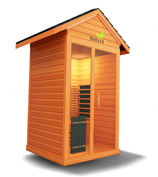 Medical Sauna Nature 5 v2 | Full-Spectrum Infrared Tech- 1 Person