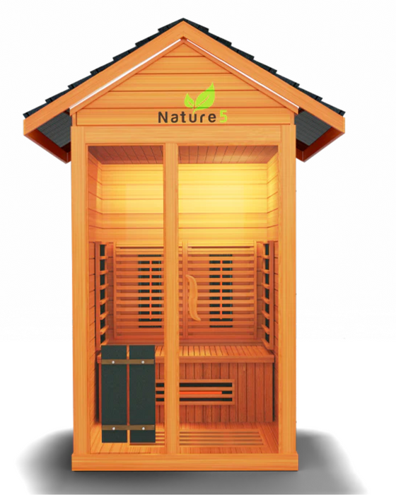 Medical Sauna Nature 5 v2 | Full-Spectrum Infrared Tech- 1 Person