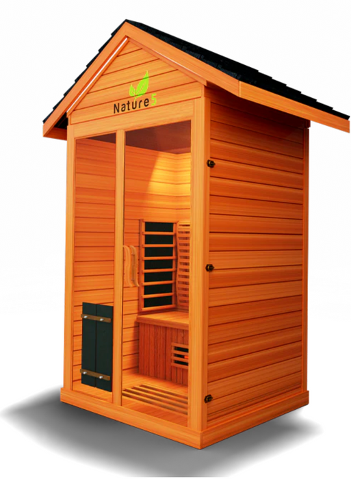 Medical Sauna Nature 5 v2 | Full-Spectrum Infrared Tech- 1 Person