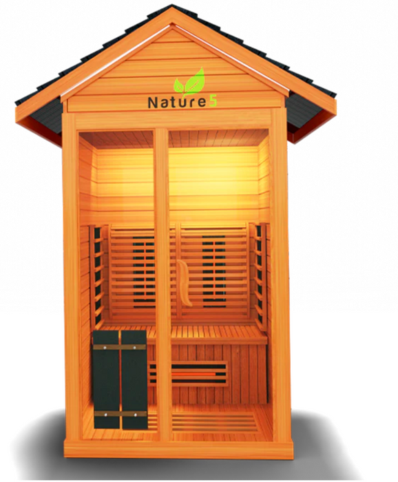 Medical Sauna Nature 5 v2 | Full-Spectrum Infrared Tech- 1 Person