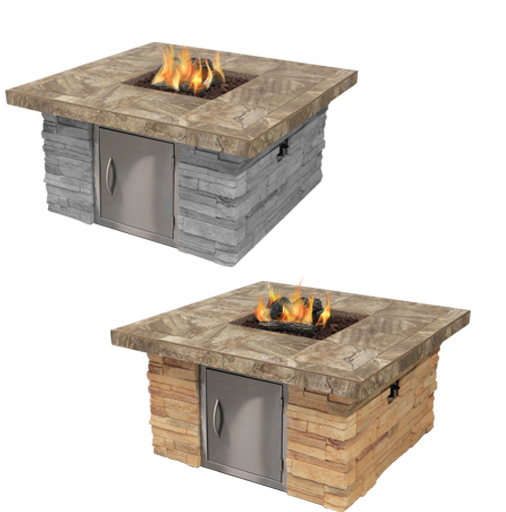 Cal Flame- 4 Foot Outdoor Miami Firepit FPT-S301M